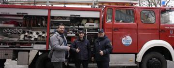 Вогнеборці Вилкове отримали пожежний автомобіль з Німеччини